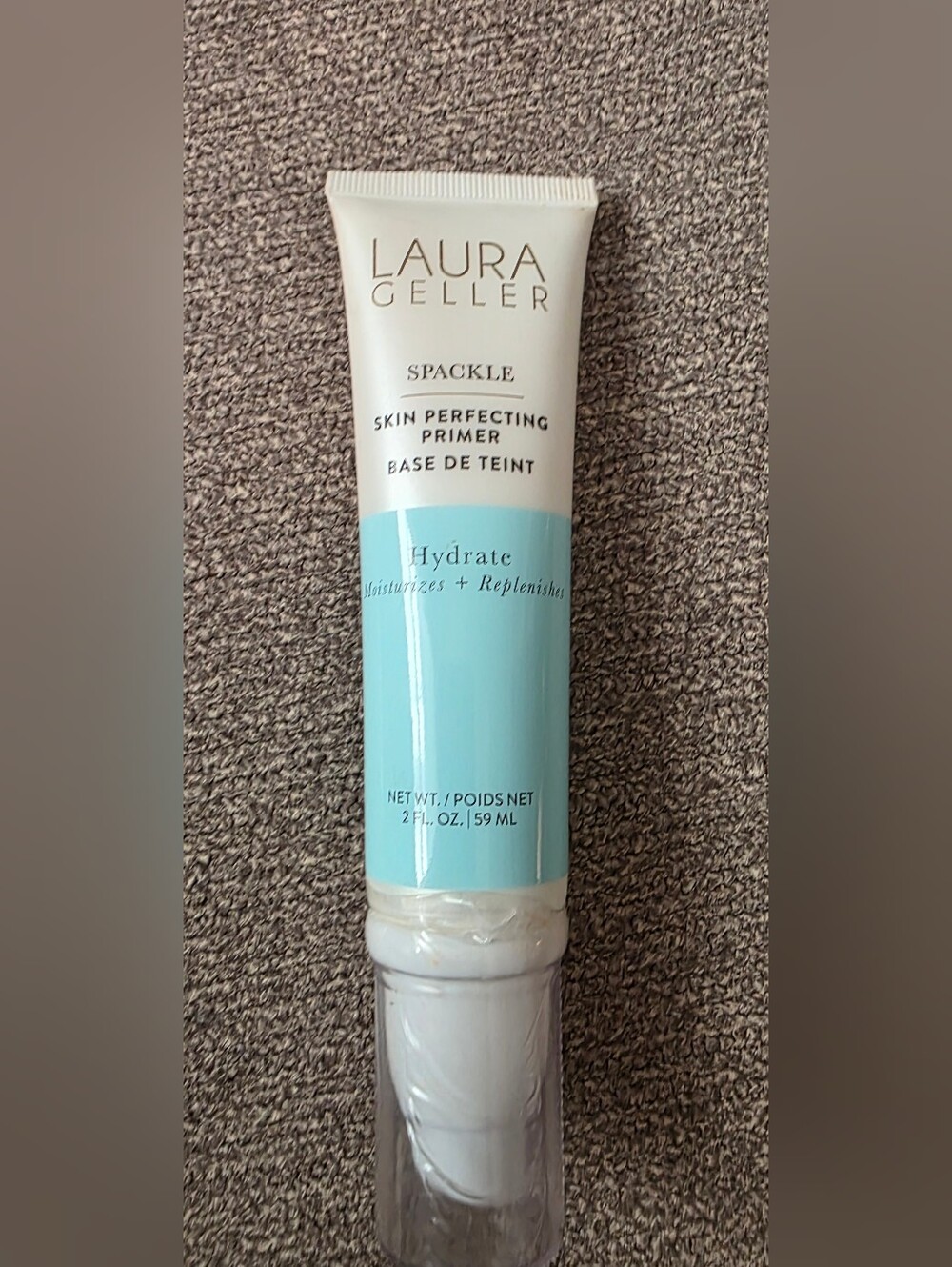 New No Box Laura Geller Spackle Skin Perfecting Primer - White & Light Blue